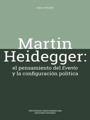 cover image of Martin Heidegger